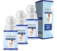 Cvreoze JointRenew Joint Care Gel Roller Ball, Natural Soothing Massage Gel for Joints and Muscles, JointRenew G-el Roller Ball, Suitable for Knee,Lumbar,Neck,Hand and Foot Repair (3 pcs)