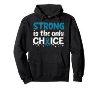 CVS Warrior Blue Cyclic Vomiting Syndrome Cinta de concienciación Sudadera con Capucha