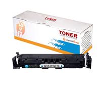 CVT - 220X - W2201X Toner Cyan Compatible con HP Color Laserjet Pro 4202dn, 4202dw, MFP 4302dw, MFP 4302fdn, MFP 4302fdw, MFP 4303dw, MFP 4303fdn, MFP 4303fdw (No usar en impresoras que terminan en E)
