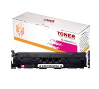 CVT - 220X - W2203X Toner Magenta Compatible con HP Color Laserjet Pro 4202dn, 4202dw, MFP 4302dw, MFP4302fdn, MFP 4302fdw, MFP4303dw, MFP4303fdn, MFP 4303fdw(No Usar en impresoras Que terminan en E)