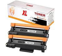 CVT - 2X TN2510XL Compatible con Brother TN-2510XL TN2510 para HL-L2400DWE MFC-L2835DW DCP-L2660DW HL-L2445DW MFC-L2827DW