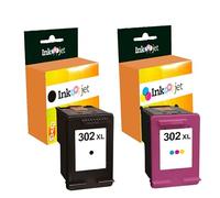 CVT - 302XL Cartuchos de Tinta Compatible con HP 302 302XL HP Envy 4520 4525 4524 4527 4522 4528 Officejet 3833 4658 3834 3830 3831 4654 4650 Deskjet 3630 2130 3636 1110 3633 3632 3638 (1xBk, 1xC,M,Y)