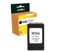 CVT - 305 XL Cartucho Tinta Compatible con HP 305 305XL Negro para DeskJet 2710 2720 2721 2722 2723 2724 4110e DeskJet Plus 4120, Envy 6010 6020e 6022, Envy Pro 6420 6422 6430 6432