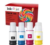 CVT Botella de Tinta PFI050 PFI-050BK PFI-050C PFI-050M PFI-050Y (70ML) Compatible con Canon ImagePrograf TC-20 TC-20M (Multicolor)