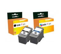 CVT - Cartuchos de Tinta PG512 + CL513 remanufacturados compatibles con Canon Pixma iP2700 iP2702 MP230 MP235 MP240 MP250 MP252 MP270 MP280 MP480 MP490 MP499 MX320
