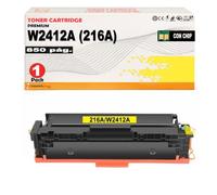 CVT - Compatible W2412A / 216A Toner Amarillo (con Chip) para HP Color LasertJet Pro M155, M182, M183