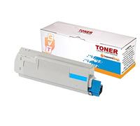 CVT - ES7470 / ES7480 Toner Compatible con Oki 45396213 45396214 45396215 45396216 para Executive ES7470DN / ES7470DN MFP / ES7470 / ES7480DN / ES7480DN / ES7480 (Cyan)
