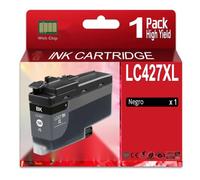 CVT - LC-427XL / LC427XLBK Negro Cartucho de Tinta Compatible con Brother HL J6010DW, MFC J5955DW, MFC J6955DW, MFC J6957DW, MFC J6959DW