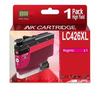 CVT - LC426XL Cartucho de Tinta Compatible LC-426 XL Magenta para Uso en Brother MFC-J4335DW MFC-J4340DW MFC-J4535DW MFC-J4540DW