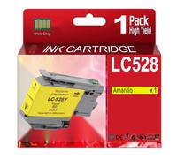 CVT - LC528 Cartucho de Tinta LC-528 Compatible con Brother MFC-J6760DW MFC-J6960DW MFC-J6975DW MFC-J6977DW (Amarillo)