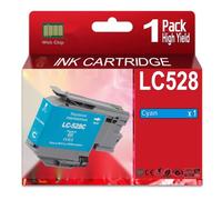CVT - LC528 Cartucho de Tinta LC-528 Compatible con Brother MFC-J6760DW MFC-J6960DW MFC-J6975DW MFC-J6977DW (Cyan)