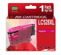 CVT - LC528XL Cartuchos de Tinta LC-528XL Compatible con Brother MFC-J6975DW MFC-J6977DW (Magenta)