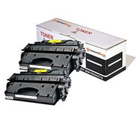 CVT - Pack 2 Toner Compatibles CE505X / 05X para HP LaserJet P2050, P2053, P2054, P2055, P2056, P2057