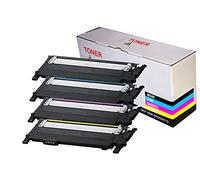 CVT - Pack 4 Toner Compatibles genéricos CLP360 / CLP365 - para Samsung CLP 360 / CLP 365 / CLX3300 / CLX3305 / XPRESS C410 / XPRESS C460