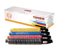 CVT - Pack 4X Toner genéricos MP-C305 / MP-C305SPF Compatibles reemplazo para Ricoh Aficio 842079, 842080, 842081, 842082