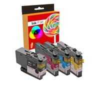 CVT - Pack de 4 Cartuchos de Tinta compatibles LC3235XL / LC 3235 para Brother - DCP J1100DW - DCP J1300DW