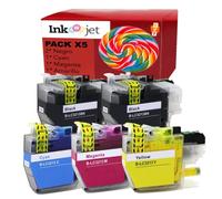 CVT - Pack de 5 Cartuchos de Tinta compatibles LC3213 / LC3211 para Brother MFC-J491DW MFC-J895DW MFC-J497DW DCP-J572DW
