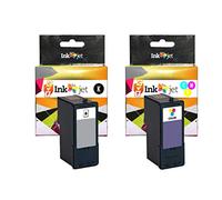 CVT - Pack Tintas Compatibles 36XL Negro + 37XL Tricolor para Uso en Lexmark X3650 X4650 X5650 X5650es X6650 X6675 Z2400 Z2420