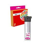 CVT - T11N1 T11N2 T11N3 T11N4 Cartuchos de Tinta Pigmentada Compatible con Epson Workforce Pro EM C800 RDWF/EP C800 RDW (Magenta)