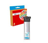 CVT - T11N1 T11N2 T11N3 T11N4 Cartuchos de Tinta Pigmentada Compatible con Epson Workforce Pro EM C800 RDWF/EP C800 RDW (Cyan)