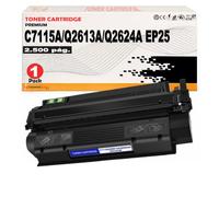CVT - Toner Compatible Generico para HP C7115A / Q2613A / Q2624A Negro Universal 15A 13A 24A
