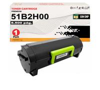 CVT - Toner Compatible Lexmark MX417de / MX517de / MX617de MS417dn / MS517dn / MS617dn 51B2H00 8.500 páginas