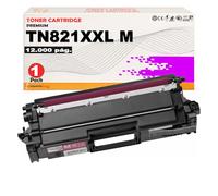 CVT - Toner Compatible TN821XXL / TN821 para Uso en Brother HL-L9430CDN / HL-L9470CDN / MFC-L9630CDN / MFC-L9670CDN (Magenta)