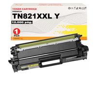 CVT - Toner Compatible TN821XXL / TN821 para Uso en Brother HL-L9430CDN / HL-L9470CDN / MFC-L9630CDN / MFC-L9670CDN (Amarillo)