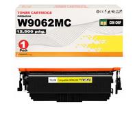 CVT - Toner Compatible W9062MC Amarillo para Uso en HP Color LaserJet Managed E55040, E57540dn, E57540c