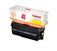 CVT - Toner Genérico W2122X / 212X Amarillo Compatible con HP W2122X (con Chip) Valido para Color Laserjet Enterprise M554dn / M555dn / Flow MFP M578C