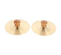 CVUTOVO 1 Par Cymbales de Dedo de Cobre para Danza y Celebraciones Instrumento de Percusión Portátil Sonido para Fiestas