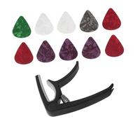 CVUTOVO 1 Set Cejilla de Afinación de Guitarra Accesorios de Guitarra Capo Afinación Precisa Ligera para Ukelele