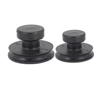 CVUTOVO 2 Ventosas para Cuencos Cantores Mango de Goma Accesorios de Succión Relajación Sonora Elevador de Cuencos de Sonido