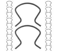 CVUTOVO 20 Piezas Clips para Manivela de Ventana de Coche, Abrazaderas de Seguridad Resistentes para Regulador de Ventana, Accesorios de Carrocería Compatibles Mayoría de Vehículos, Uso