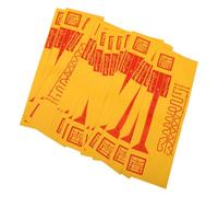 CVUTOVO 20 Piezas de Papel Símbolos de Bendición Taoísta para Ceremonias Culturales y Altares de Templo, Artículos Religiosos Tradicionales Amarillos