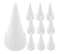 CVUTOVO 20 Piezas Punta de Precisión para Pegamento de Plástico Blanco Rendimiento Superior y Conservación del Adhesivo Adecuado para Trabajos DIY