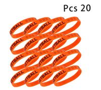 CVUTOVO 20piezas Pulseras De Baloncesto De Accesorios Creativos Para Fiestas Diseño y Atractivo Unisex Para Vestir Eventos Deportivos