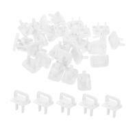 CVUTOVO 30 piezas Protector de Enchufes para Bebés Cubiertas de Seguridad Eléctricas Duraderas y Fáciles de Instalar para Prevención de Accidentes Infantiles de Corriente Estándar Color