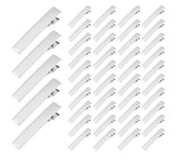 CVUTOVO 300 Piezas Pinzas de Cocodrilo Pequeñas Mini Pinza de Cocodrilo 4cm de Aleación Plata, Cómodas para Uso Prolongado y Antideslizantes, para Escuela y Salón, Material para DIY