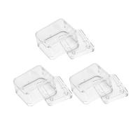 CVUTOVO 3piezas Caja De Manual con Manivela Kit Decorativo Handmade Reparación Estuche Transparente