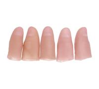 CVUTOVO 5 Piezas de Juguete de Simulación para Cubrir Dedos, Funda de Pulgar Falsa de Piel, Accesorio para Trucos, Adecuado para Espectáculos y Fiestas de Cosplay