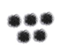 CVUTOVO 5 Piezas de Micrófono de Imitación de Piel Protección Antiviento y Prueba de Salpicaduras Compatible con Varios Micrófonos Diseño Práctico y Duradero