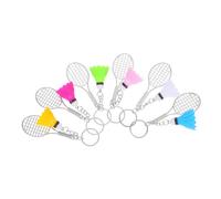 CVUTOVO 6 Piezas de Aleación con Charm de Shuttlecock Accesorios Deportivos para Decorar Bolsos y Claves para del Deporte