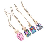 CVUTOVO 8 Piezas Colgantes Aromáticos para Coche Difusión de Fragancia y Efecto Decorativo, Ideales Interior del Vehículo