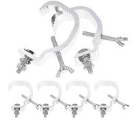 CVUTOVO Abrazaderas de Luz de Escenario de Aleación Ligera, 6 Clips Resistentes para Tubos de 30-52 MM, Carga Máxima 20 Kg, Diseñadas para Montaje en Conciertos y Espectáculos