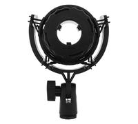 CVUTOVO Adaptador de montaje antivibración para micrófono de condensador - Soporte amortiguador para micrófono, ideal para podcasting y estudios profesionales. Compatible con micrófonos de 21-25