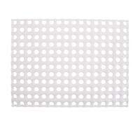 CVUTOVO Alfombrilla de plástico para Jaula de Conejo: Almohadilla de Descanso para Patas de Animales pequeños - Alfombrilla Transpirable de 16,9 x 12,6 x 0,7" con Agujeros para jaulas de Alambre