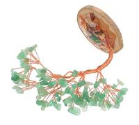 CVUTOVO Árbol de Cristal Verde Artificial para Feng Shui Adorno Bonsái Espiritual para Decoración de Hogar y Oficina Regalo Duradero y Elegante