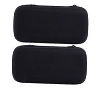 CVUTOVO Bolsa de Micrófono Resistente al Agua Golpes Estuche Portátil para Micrófono Organización para Cables y Manual Adecuado para Uso Diario y Negocios Color Negro Pack de 2 Piezas