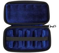 CVUTOVO Bolsa Duradera para Saxofón Alto Forro de Franela Suave, Estuche Portátil Rígido de Tela Oxford Negro, Caja de Almacenamiento a Prueba de Golpes para Cabezal, Adecuado para Viajes
